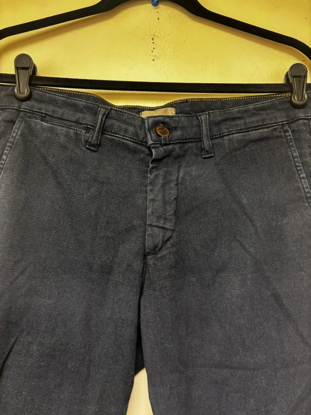 Porfirio Rubirosa Textured Cotton Trousers